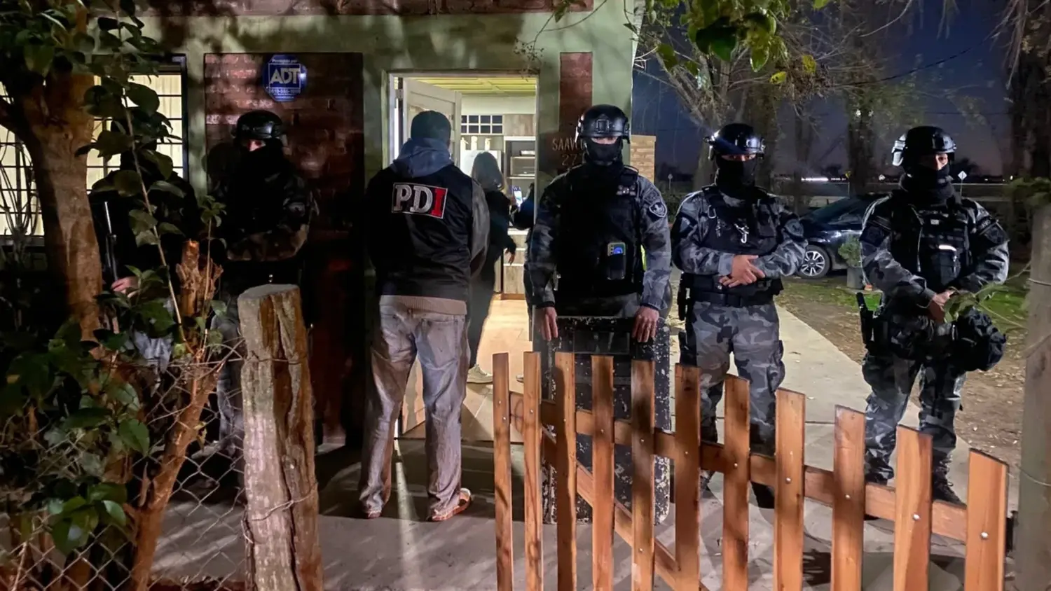 Operativo contra una organización delictiva en la región.