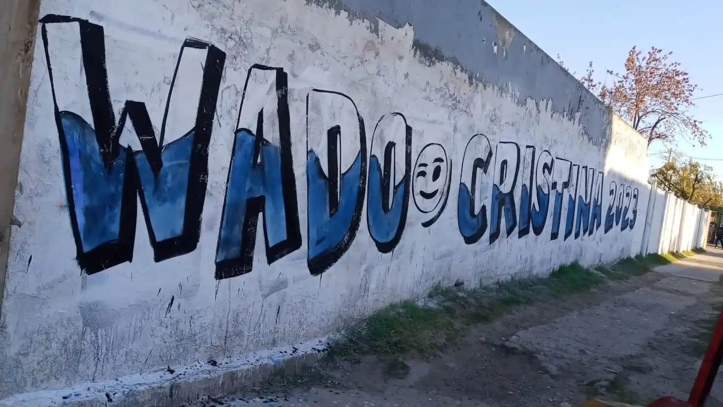 Elecciones 2023: Ya aparecieron pintadas por Wado de Pedro en el conurbano bonaerense 