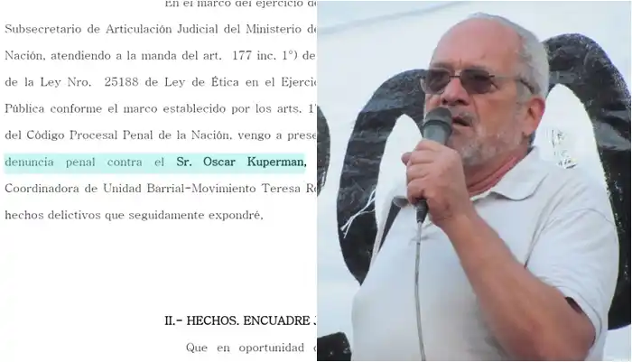 Bullrich denuncia al dirigente Oscar Kuperman por amenazar con saqueos a supermercados