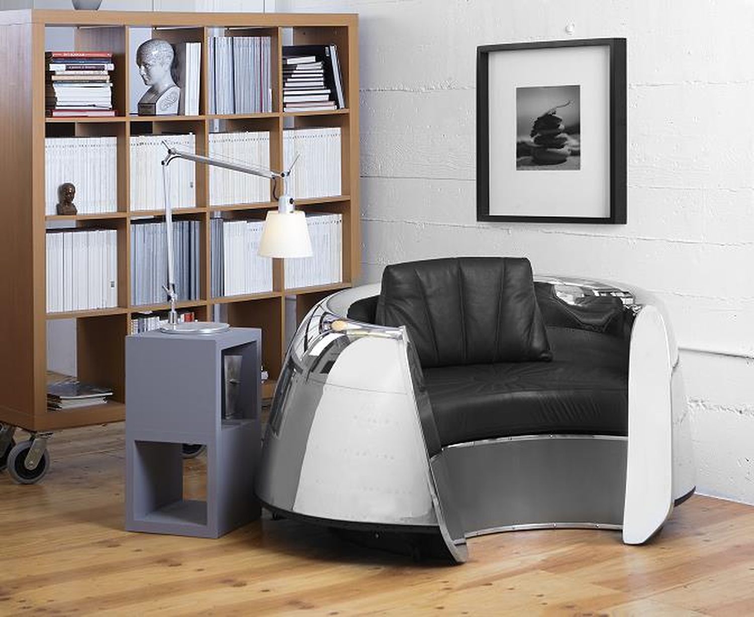 Muebles y objetos hechos con partes originales de aviones, la fantasía del #AvGeek