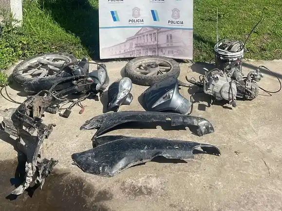 Le robaron la moto en barrio Estrada y la encontró desarmada en la otra punta de Mar del Plata