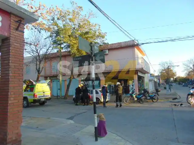 Accidente de tránsito en Lisandro de la Torre y Alvear