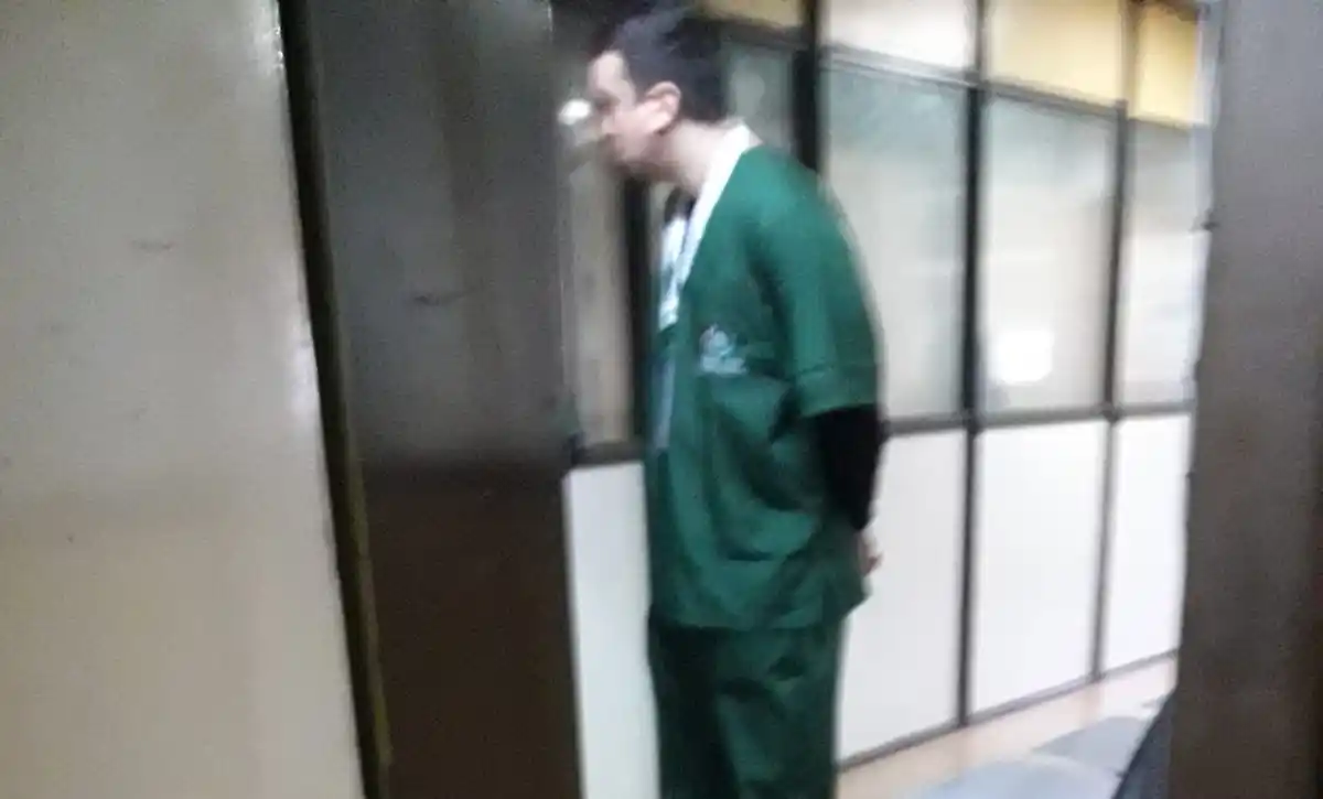 La foto captada por trabajadores del Hospital de la empresa Global Corp que quedará a cargo de la limpieza.