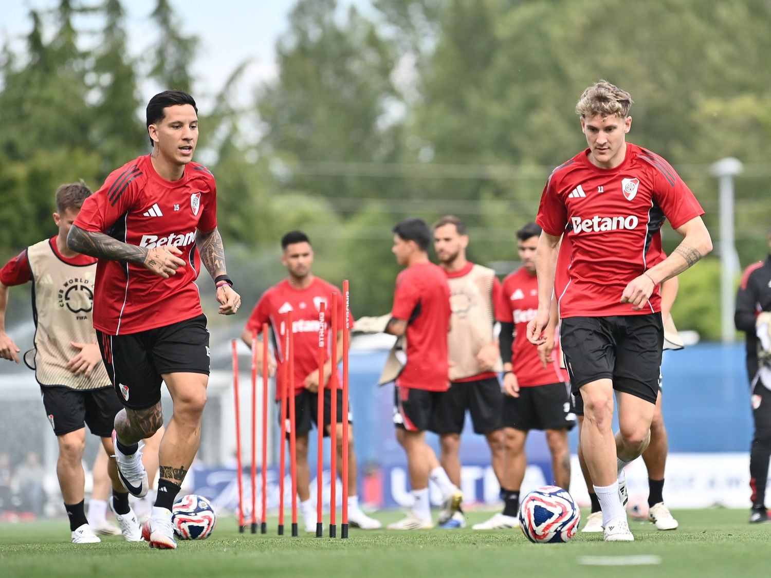 Sebastián Driussi y Facundo Colidio compartirán la delantera "Millonaria".