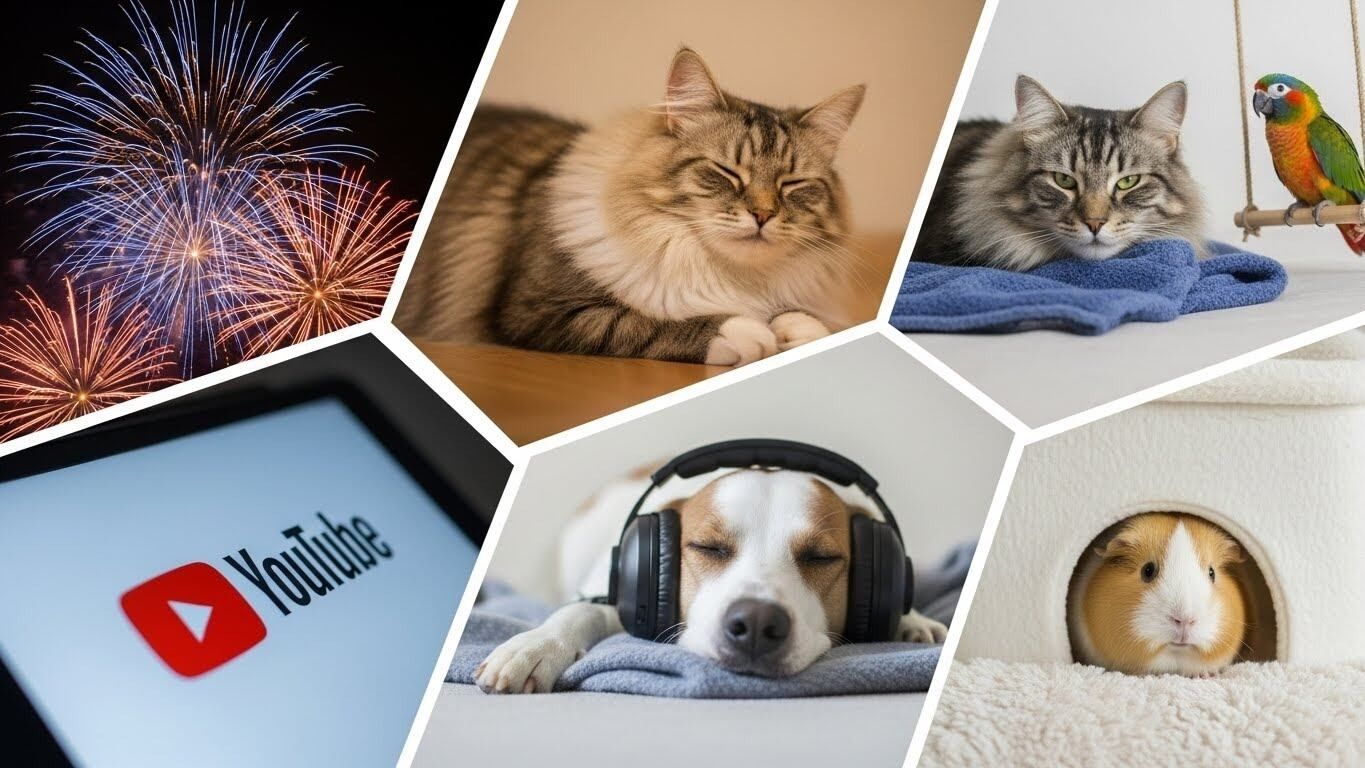 Los mejores canales de YouTube para reducir el estrés de las mascotas por la pirotecnia en Año Nuevo