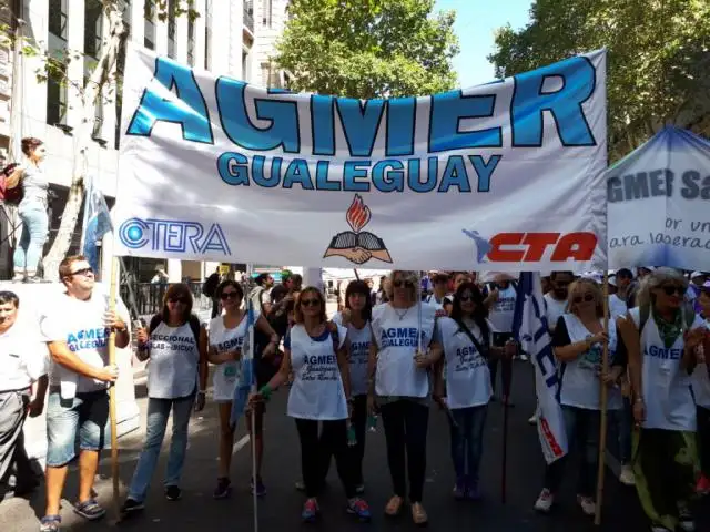 AGMER participó en Buenos Aires de la marcha nacional a Plaza de Mayo