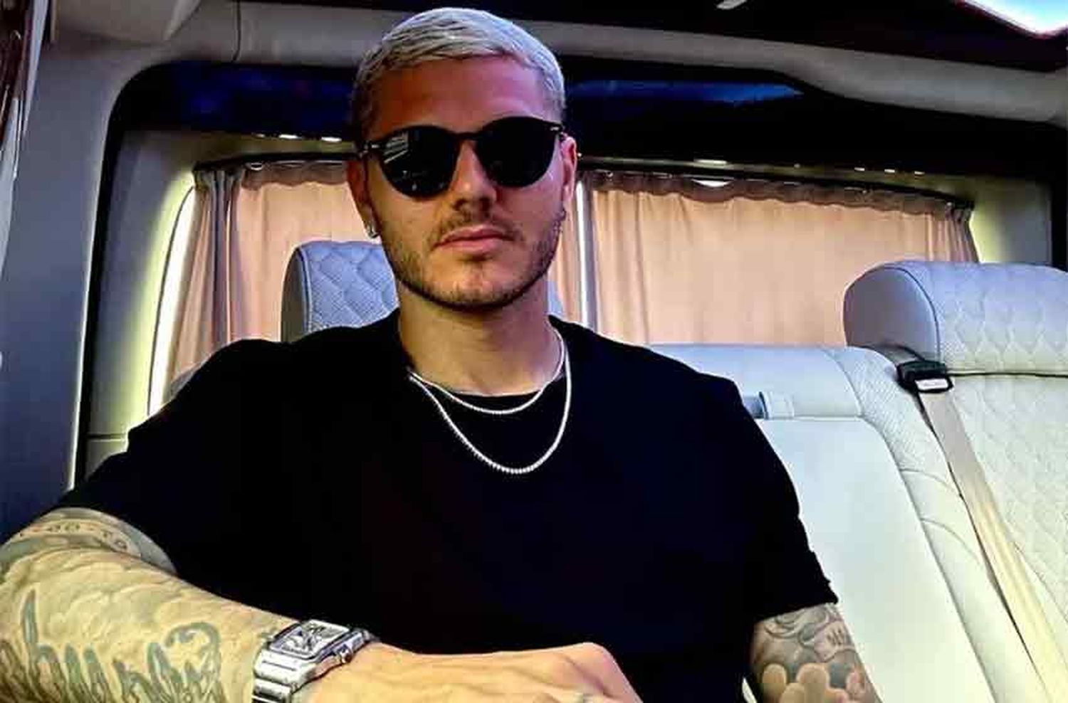 Las fotos de Mauro Icardi en su lujoso auto, el más caro del mundo: cuántos millones de euros cuesta