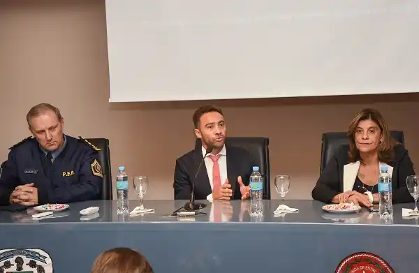 Mauro Urribarri presentó el Sistema del Botón Antipánico