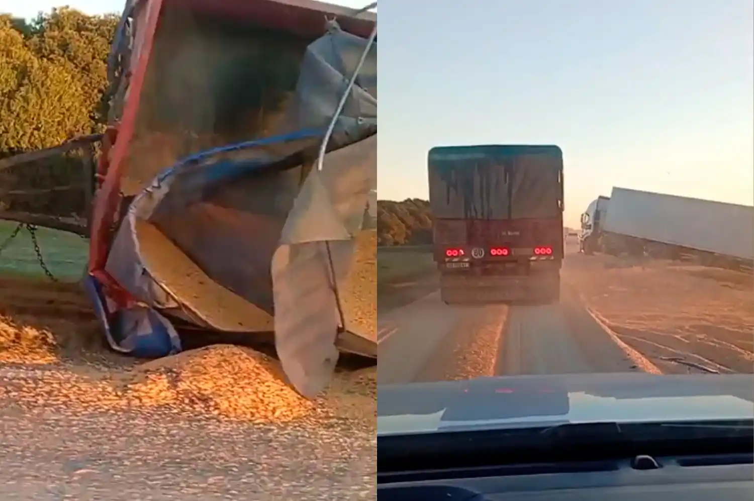 Accidente entre dos camiones sobre la Ruta 34: tránsito parcialmente interrumpido
