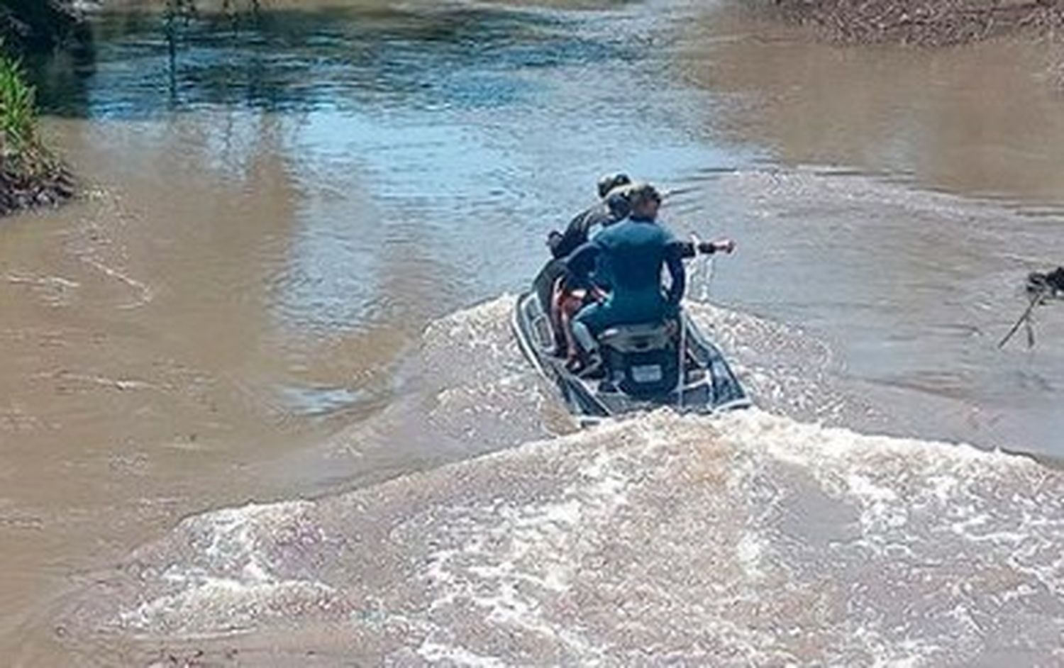 La zona es un área de acceso restringido y el balneario no se encuentra habilitado