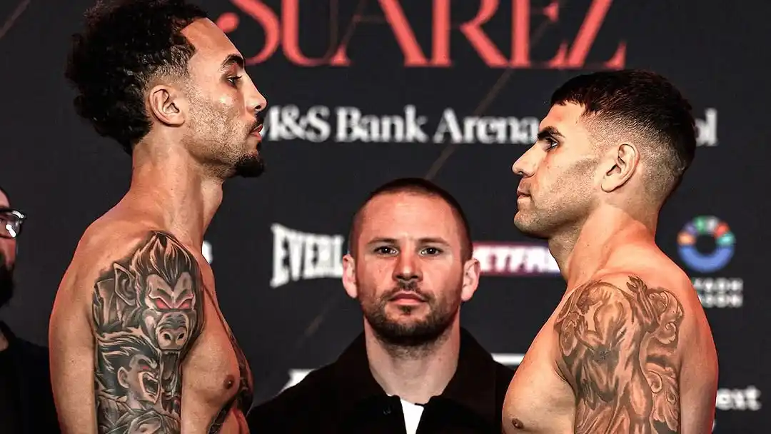 Braian Suárez (a la derecha) enfrentará a Ben Whittaker en Inglaterra