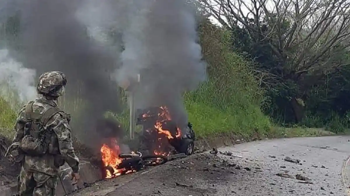 ¡ATERRADOR! Atentado contra el Ejército colombiano en Casanare deja 3 muertos