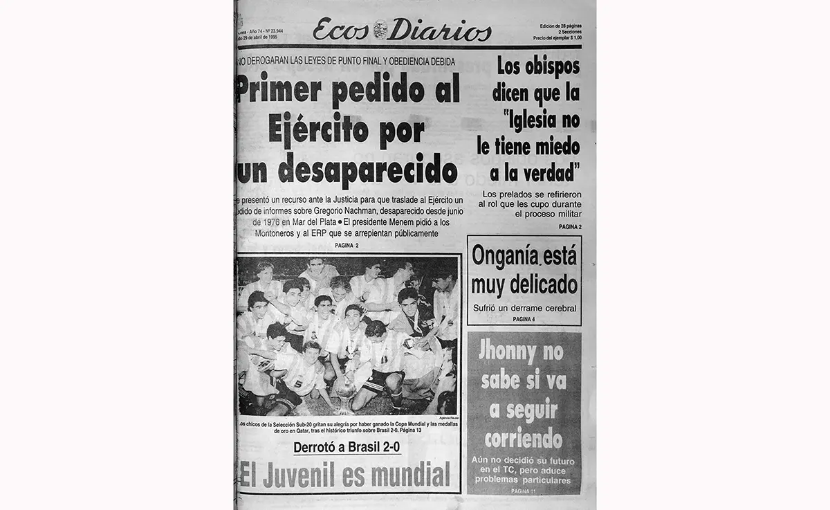 Sábado 29 de abril de 1995