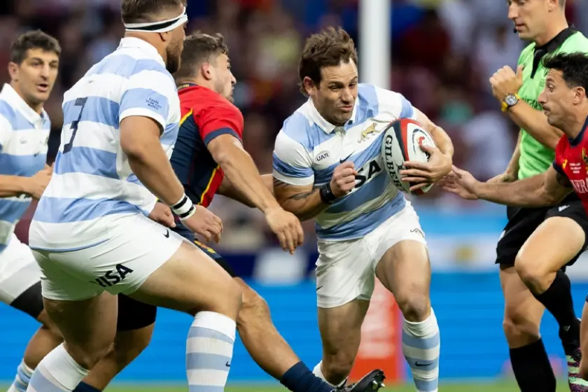 Victoria contundente de Los Pumas ante España en el último partido previo al Mundial