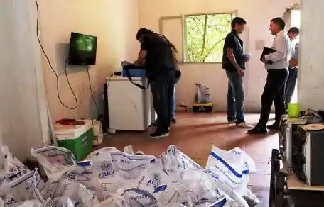 La policía secuestró más de 200 kilos de marihuana
