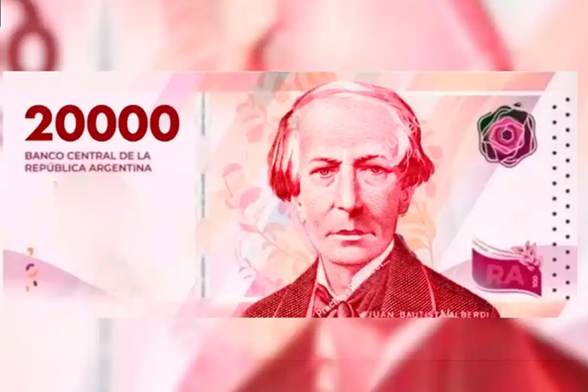 El BCRA puso en circulación el billete de $20.000