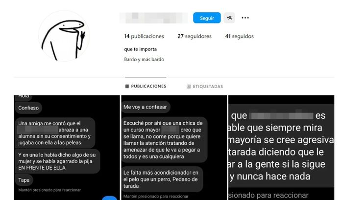 Cuenta de escrachos