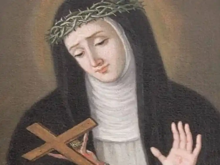 Santa Ángela de Foligno.