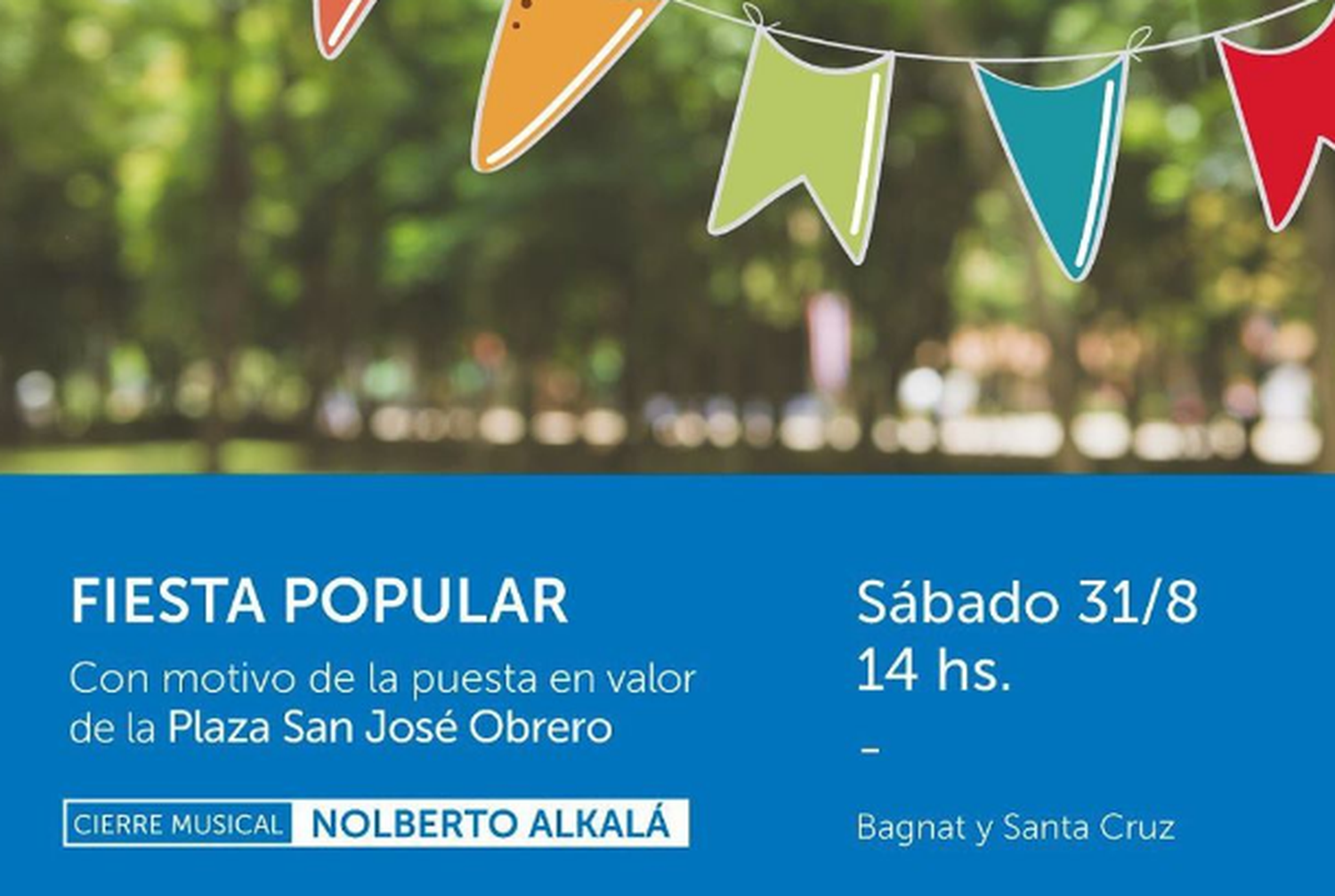 Ituzaingó: Convocan a una Fiesta popular en la Plaza San José Obrero