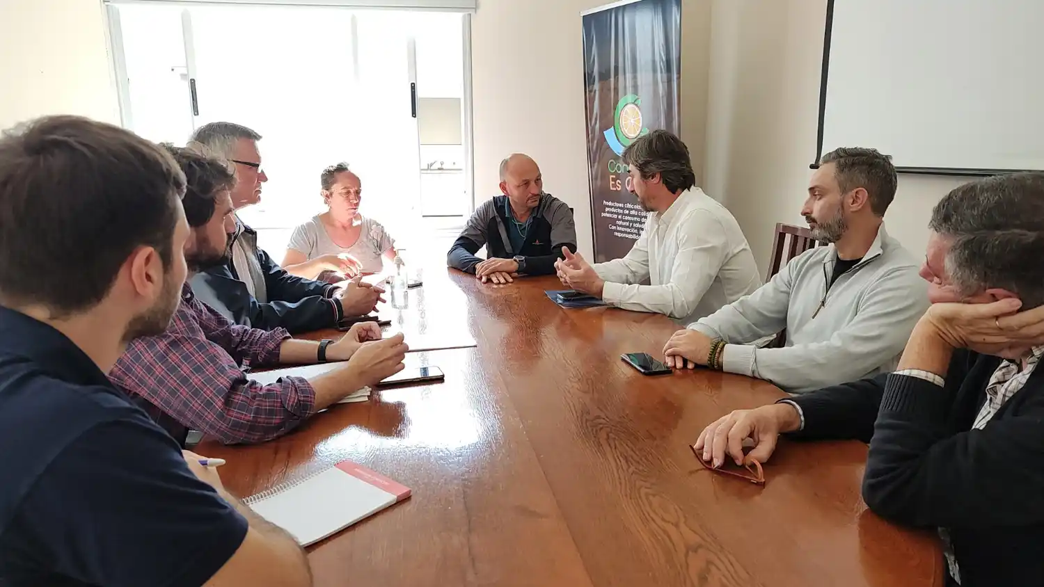 Giano se reunió con la Asociación de Citricultores de Concordia