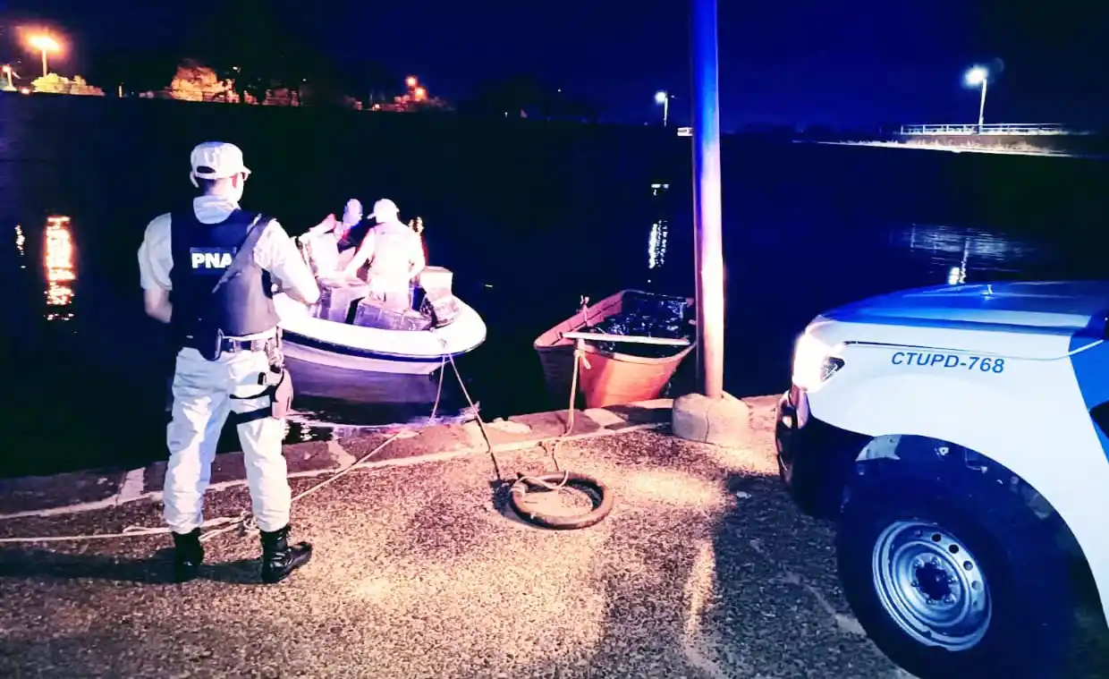 Prefectura Concordia frustró contrabando de fernet y desodorantes