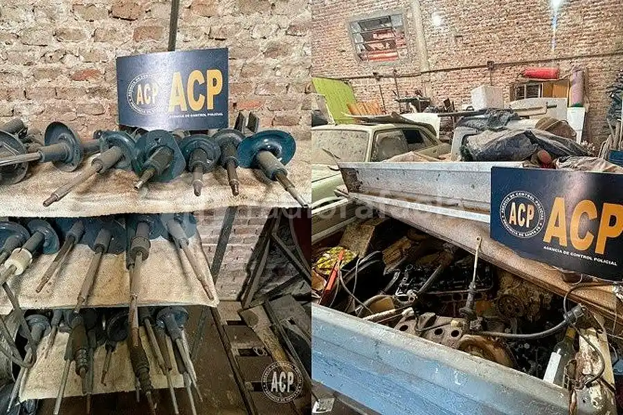 Tenían de todo: allanaron a una banda dedicada al robo y reducción de vehículos en la provincia