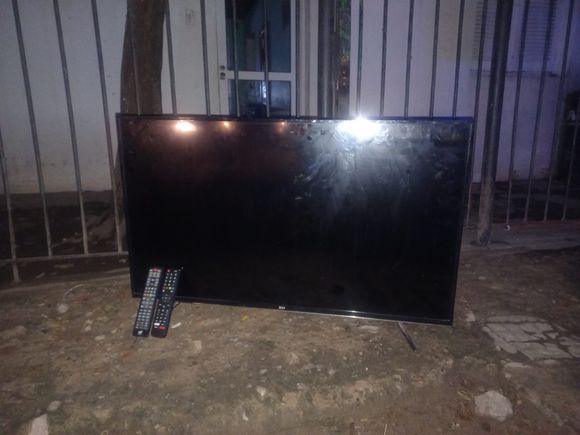 In fraganti: los vieron descartando un televisor y dos controles antes de escapar a pie