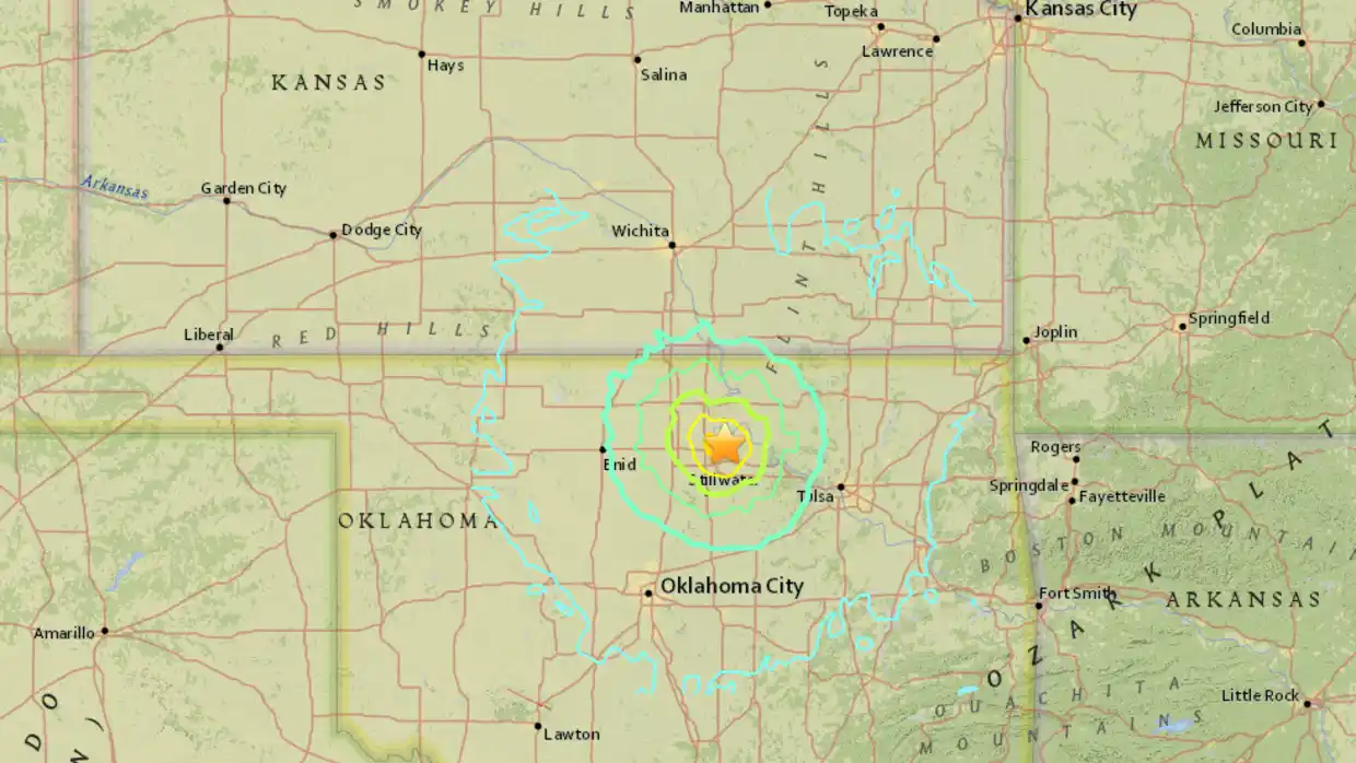 Un terremoto de 5,6 grados sacudió a Oklahoma