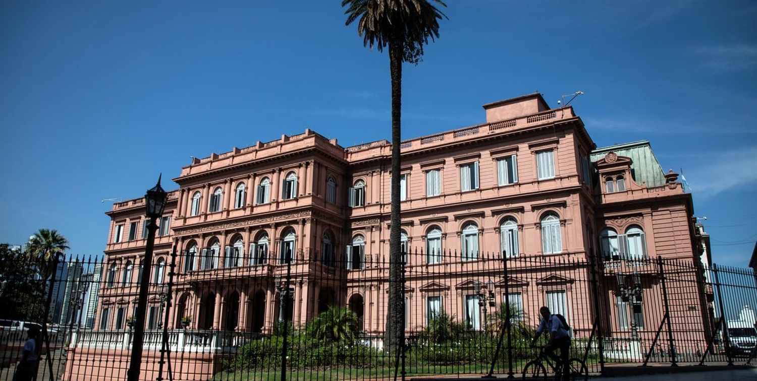 Casa Rosada, sede del gobierno central.