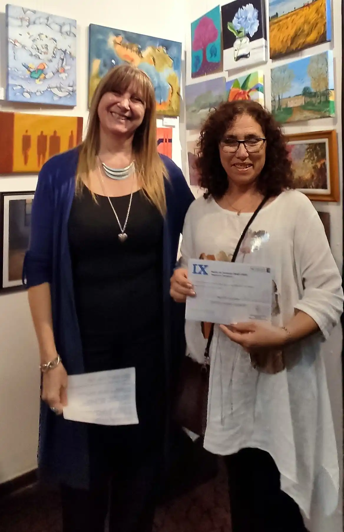 Beatriz Vallaro obtuvo el segundo premio en un concurso nacional de arte
