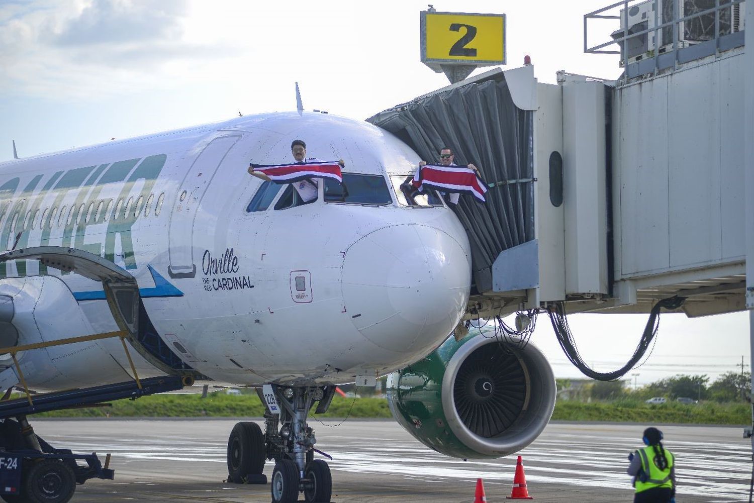 Frontier Airlines started to fly between Atlanta and Guanacaste