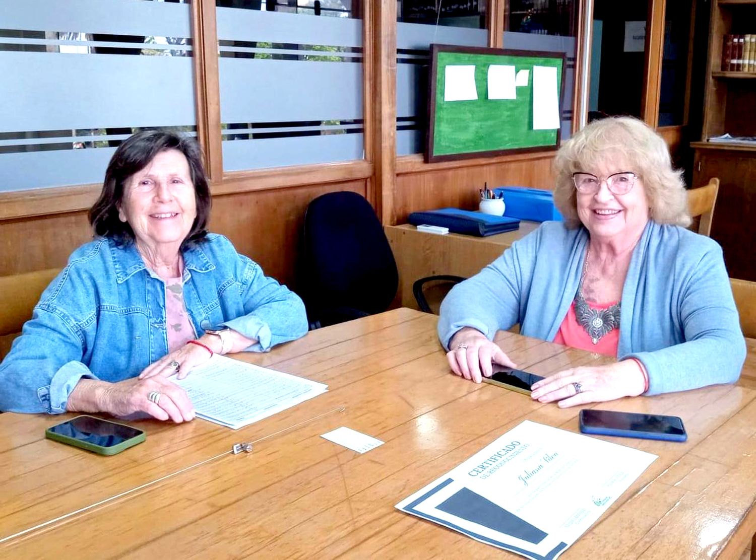 Organización. Pilar Vitale y Edith Lacoste