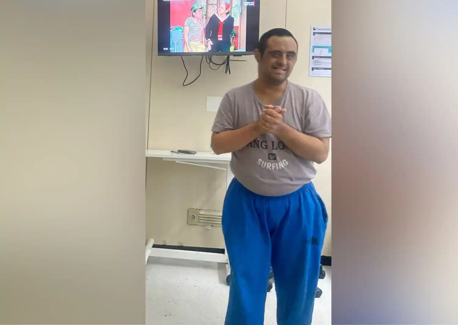 Jonathan permanece internado en el Hospital Güemes.