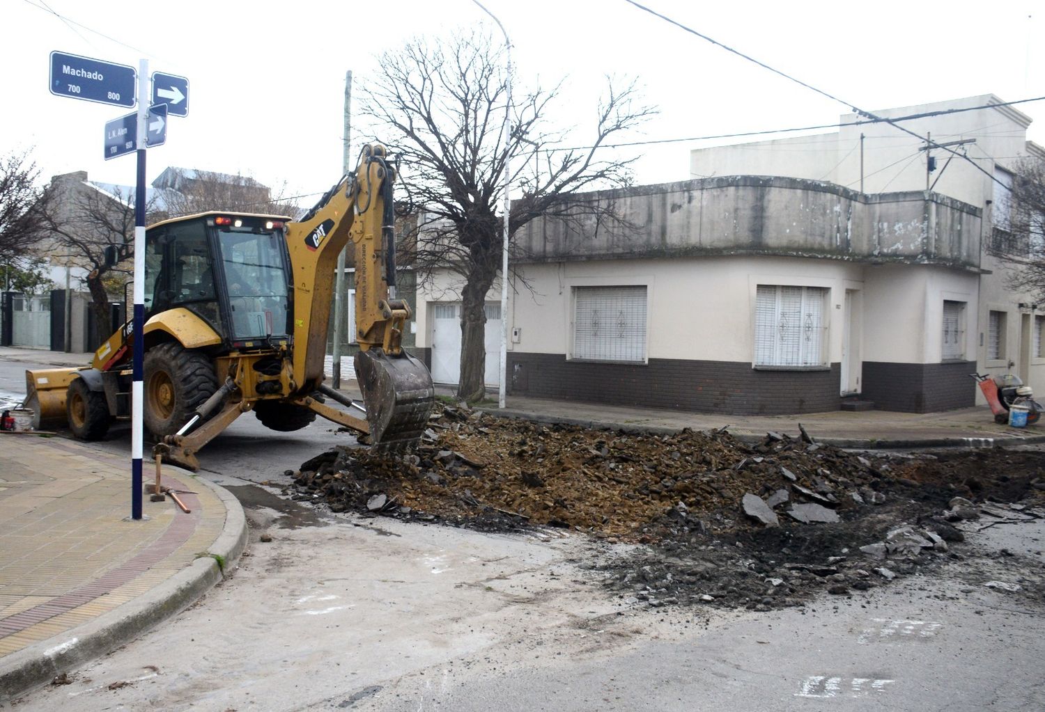 El Municipio continúa con las obras de infraestructura vial en diferentes sectores de la ciudad