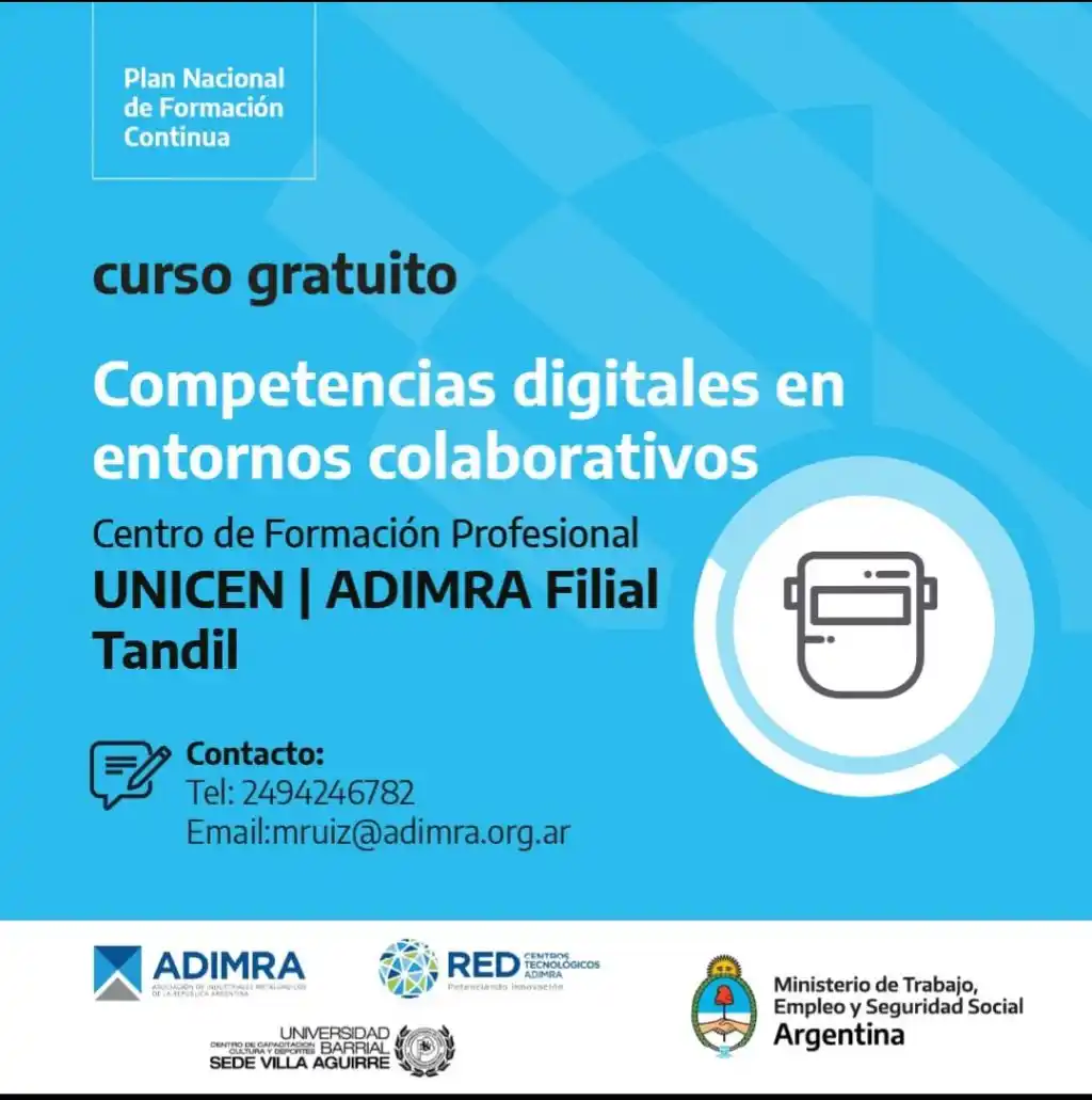 Invitan a inscribirse en curso gratuito sobre "Competencias digitales"