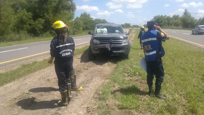 Se registraron dos despistes en la Autovía 12