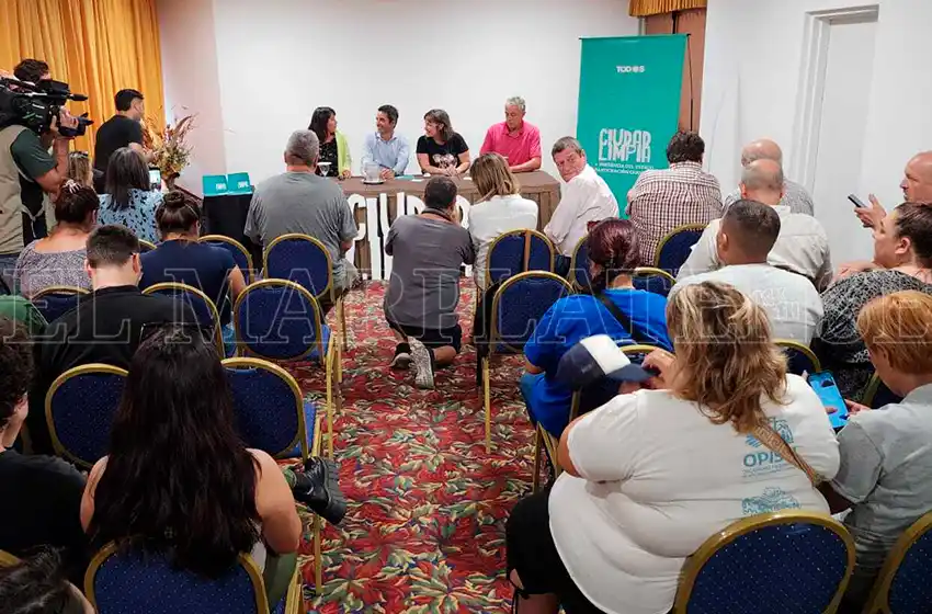 Presentaron el programa municipal "Ciudad Limpia"