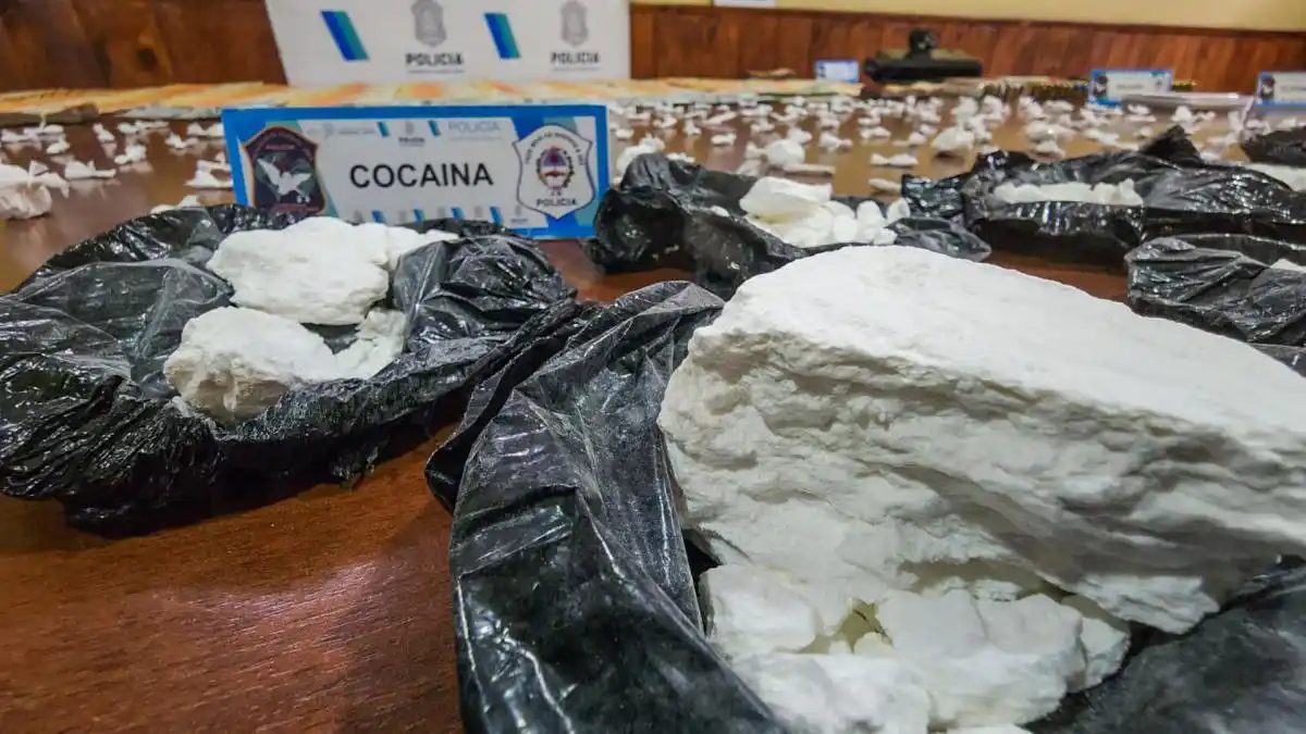 La droga fue interceptada cuando era trasladada a Rosario.