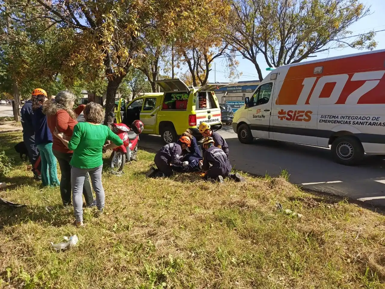 Accidente en Sáenz Peña entre Monteagudo y Paz. Foto: BVVT