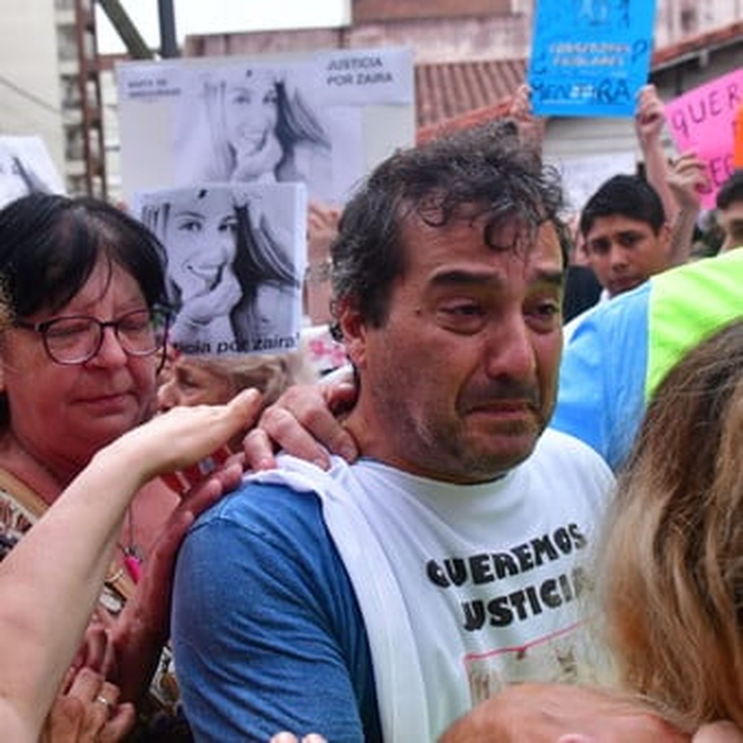 Habló el papá de Zaira luego de los incidentes registrados durante la marcha por el kioskero asesinado en La Matanza