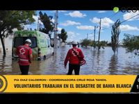 Voluntariados de la Cruz Roja trabajan en Bahía Blanca