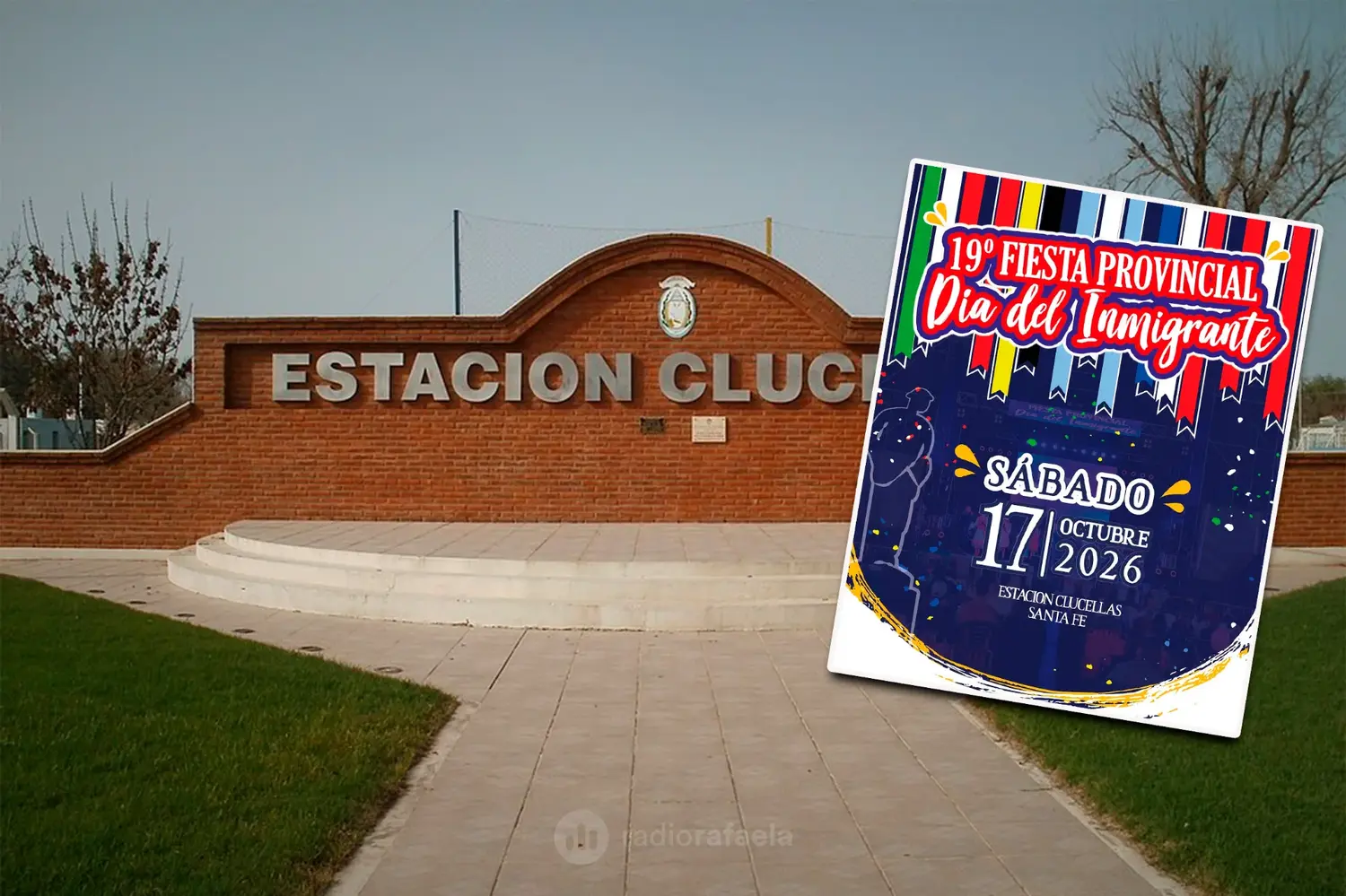 Manuel Lencina, miembro de la Secretaría de Cultura de Estación Clucellas | Estación Clucellas se prepara para la 19ª Fiesta Provincial del Día del Inmigrante