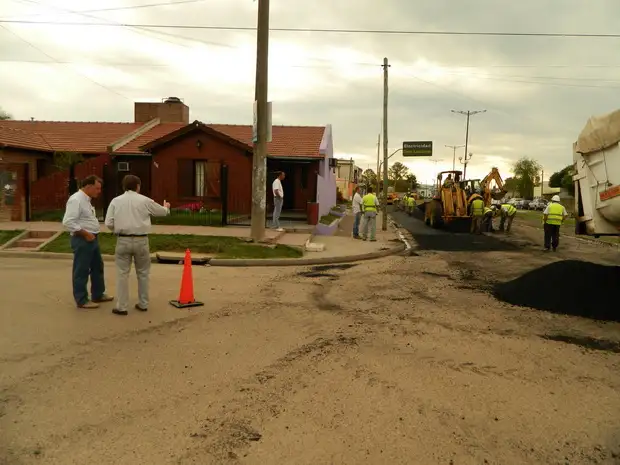 Último tramo de la repavimentación de Avenida Parque 