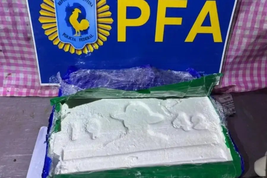 Un operativo en Las Flores terminó con 13 detenidos y el secuestro de ladrillos de cocaína con un sello particular