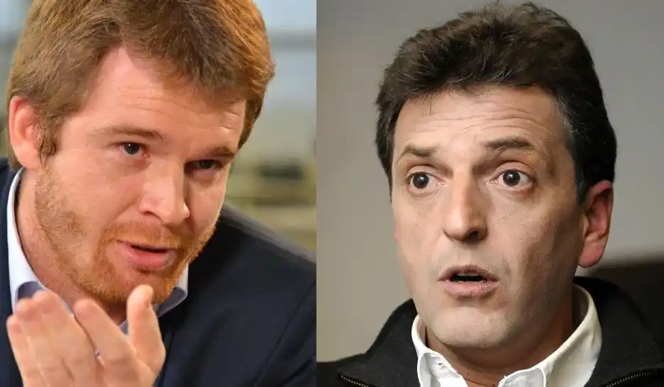 La foto de Massa con Massot que cayó mal en ambos lados de la grieta