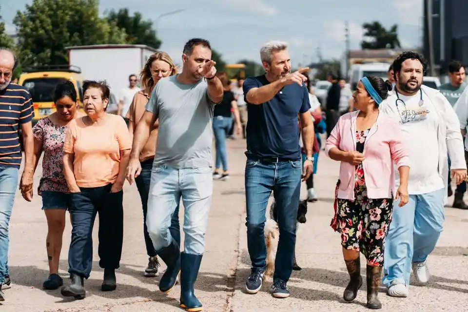 Frigerio culpó al PJ por las inundaciones