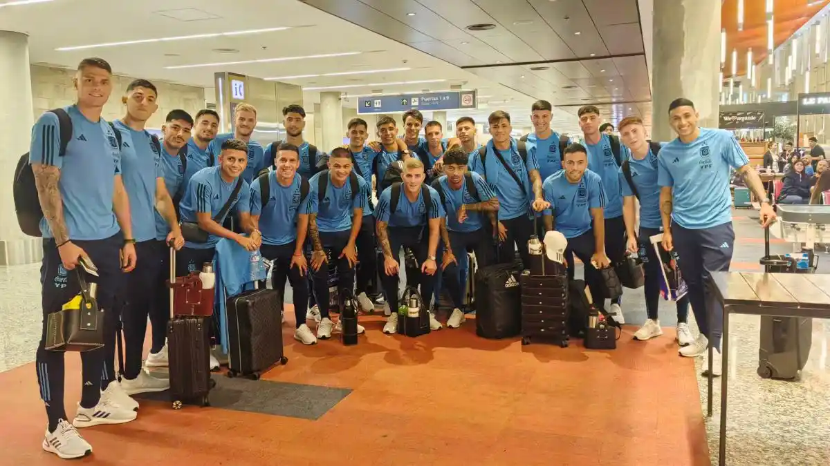 El Sub 23 de Marcherano ya está en Venezuela para disputar el Preolímpico