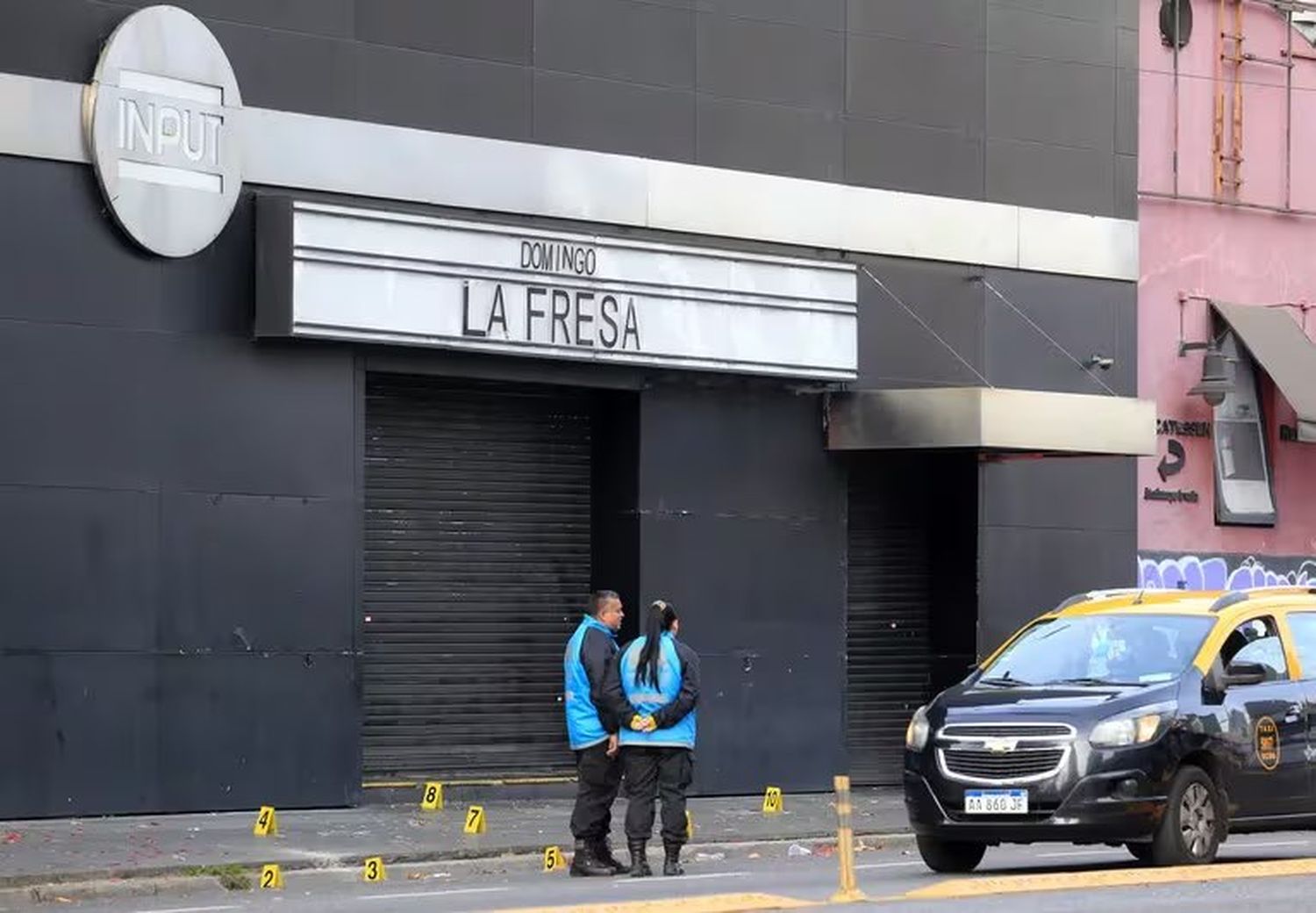 El lugar donde ocurrió el ataque este lunes por la mañana, en pleno barrio porteño de Palermo.