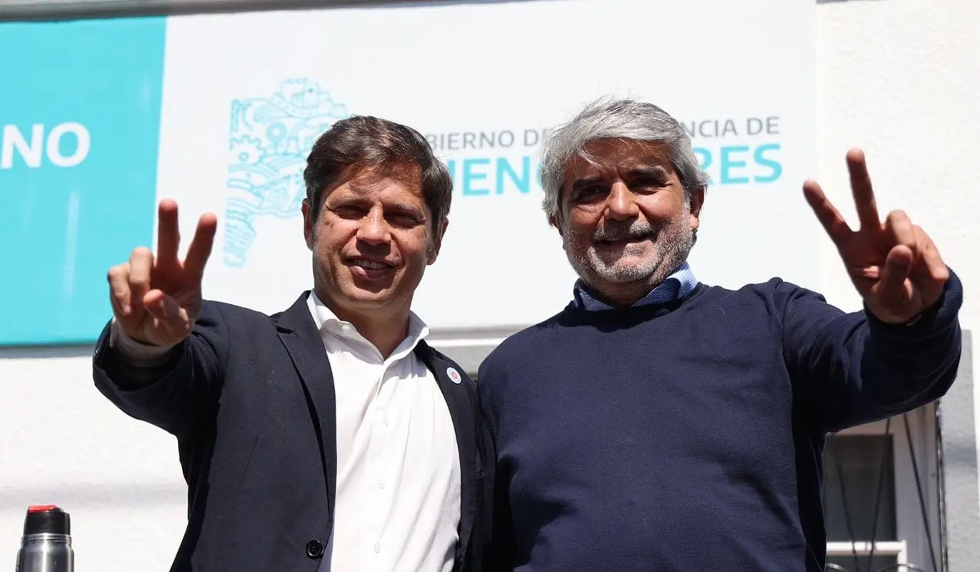 Axel Kicillf y Walter Correa.