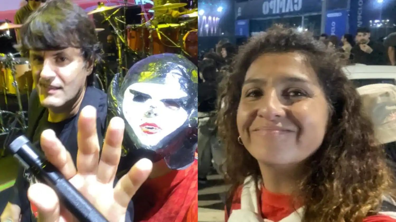 Fanática de la banda desde hace años, logró cumplir uno de sus grandes deseos.